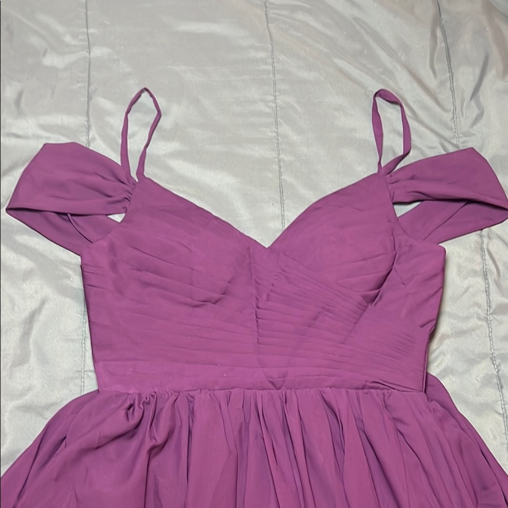 Purple Sleeveless Dress